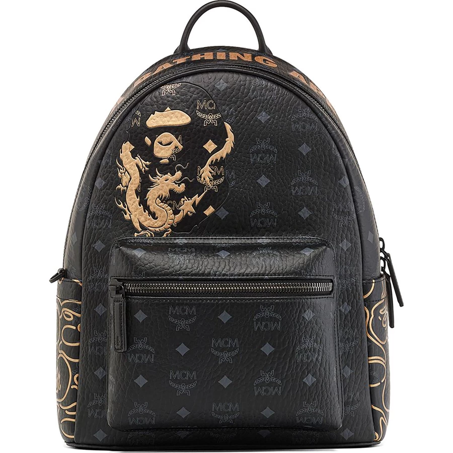 Bape BAPE X MCM STARK LUNAR NEW YEAR VISETOS DAYPACK MENS
