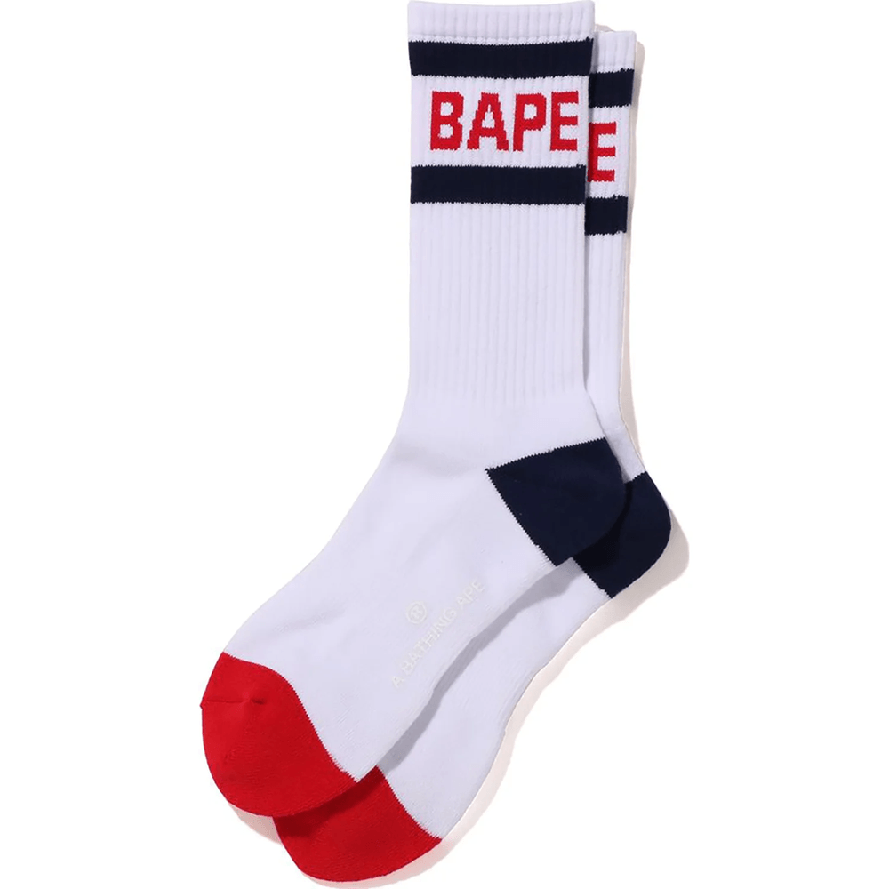 BAPE US LIMITED COLLECTION SOCKS M Red