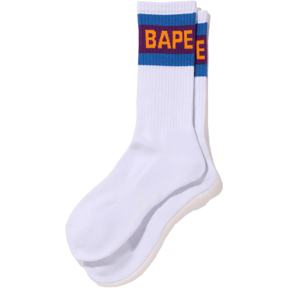 Bape Us Begränsad Kollektion Strumpor M Orange