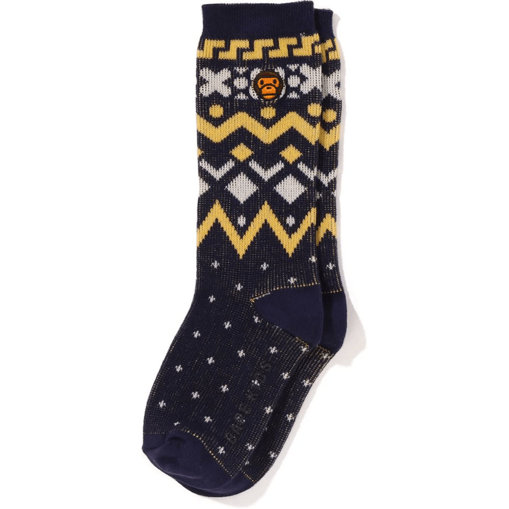 Bape BABY MILO NORDIC SOCKS K Navy