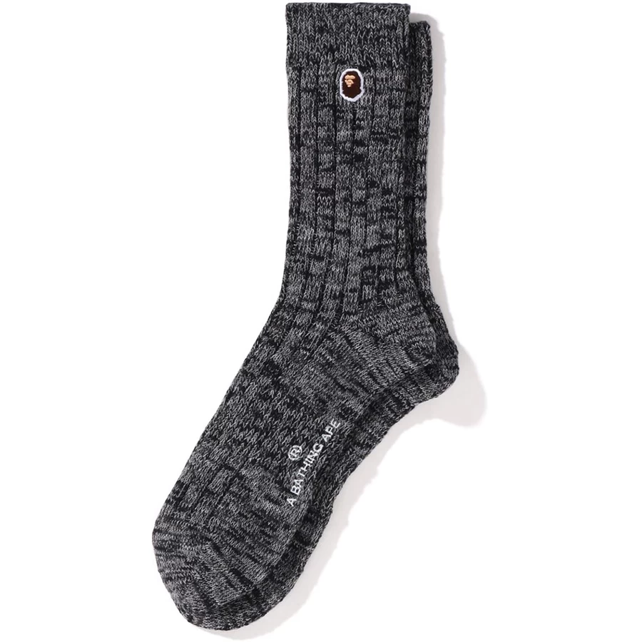 Bape APE HEAD ONE POINT SOCKS MENS