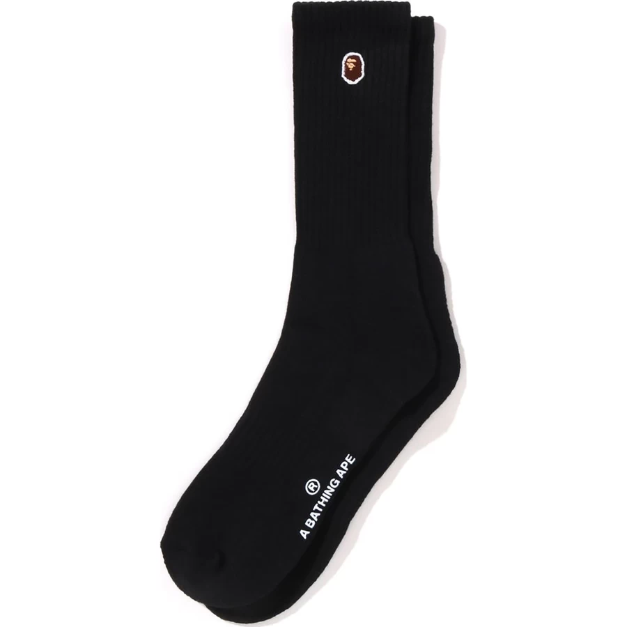 Bape APE HEAD ONE POINT SOCKS MENS