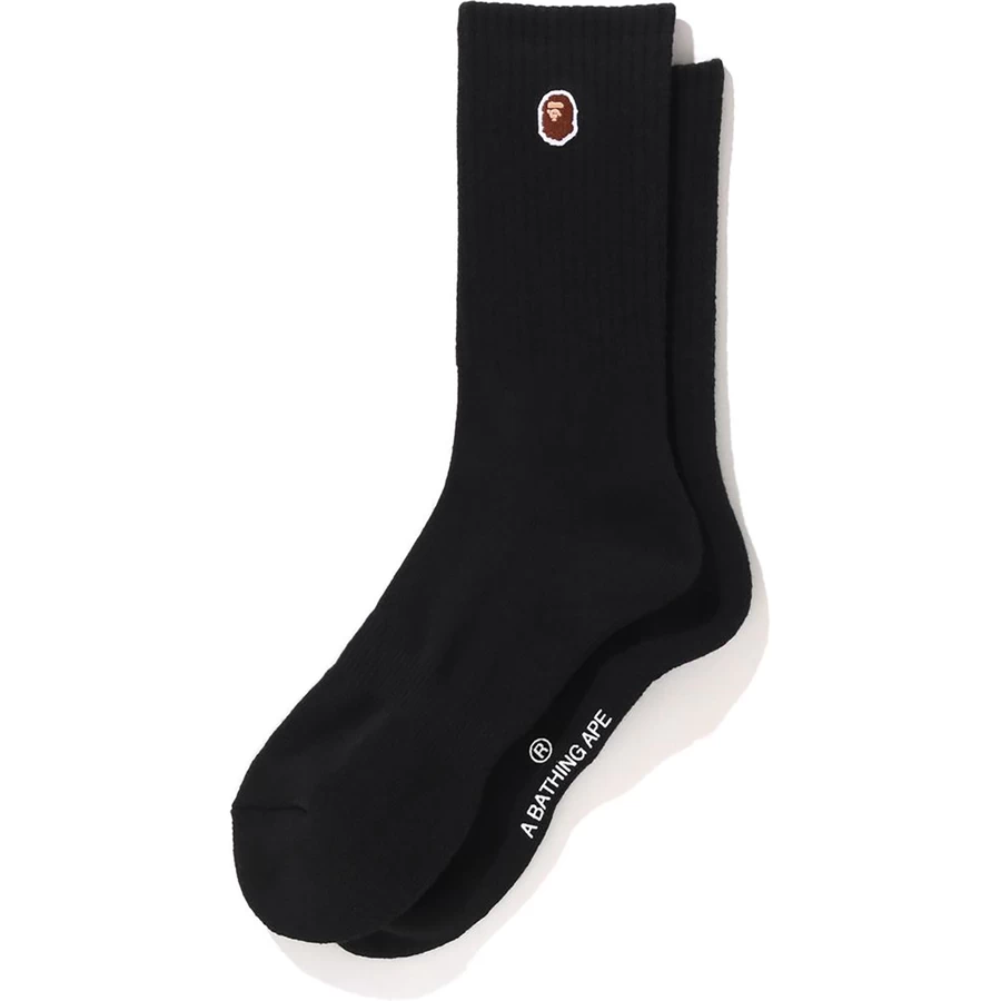 Bape APE HEAD ONE POINT SOCKS MENS