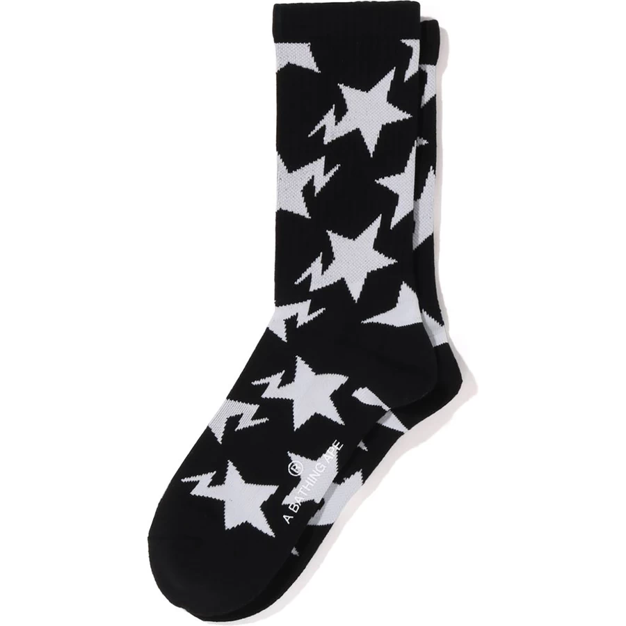 Bape STA PATTERN SOCKS MENS