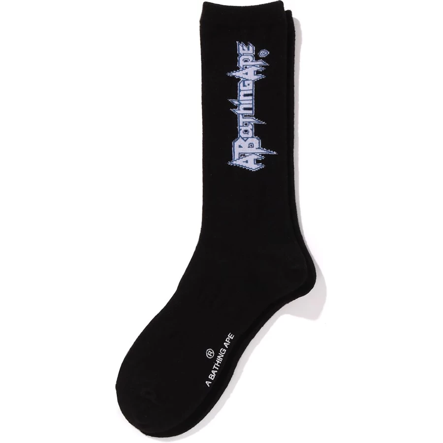 Bape MULTI LOGO LONG SOCKS MENS
