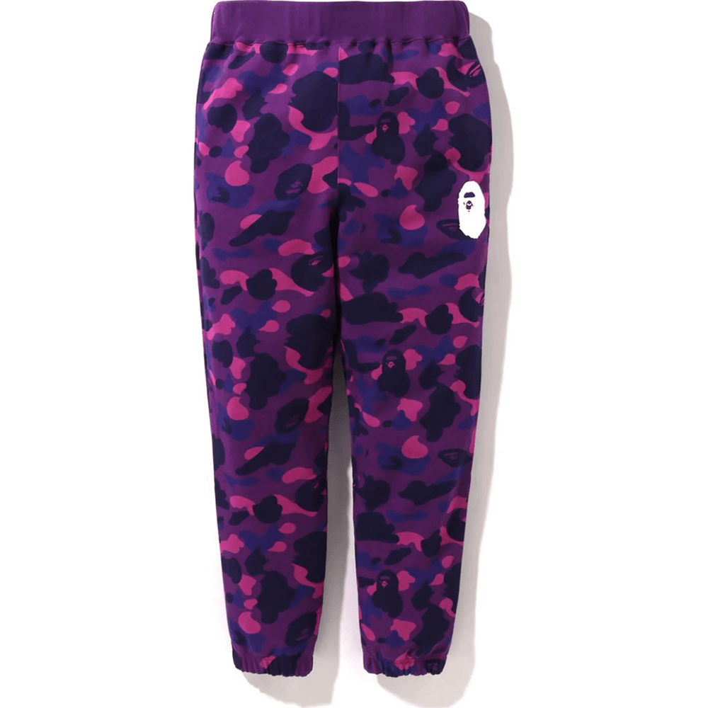 Bape Värviline Kamuflaažiga Dressipüksid M Lilla