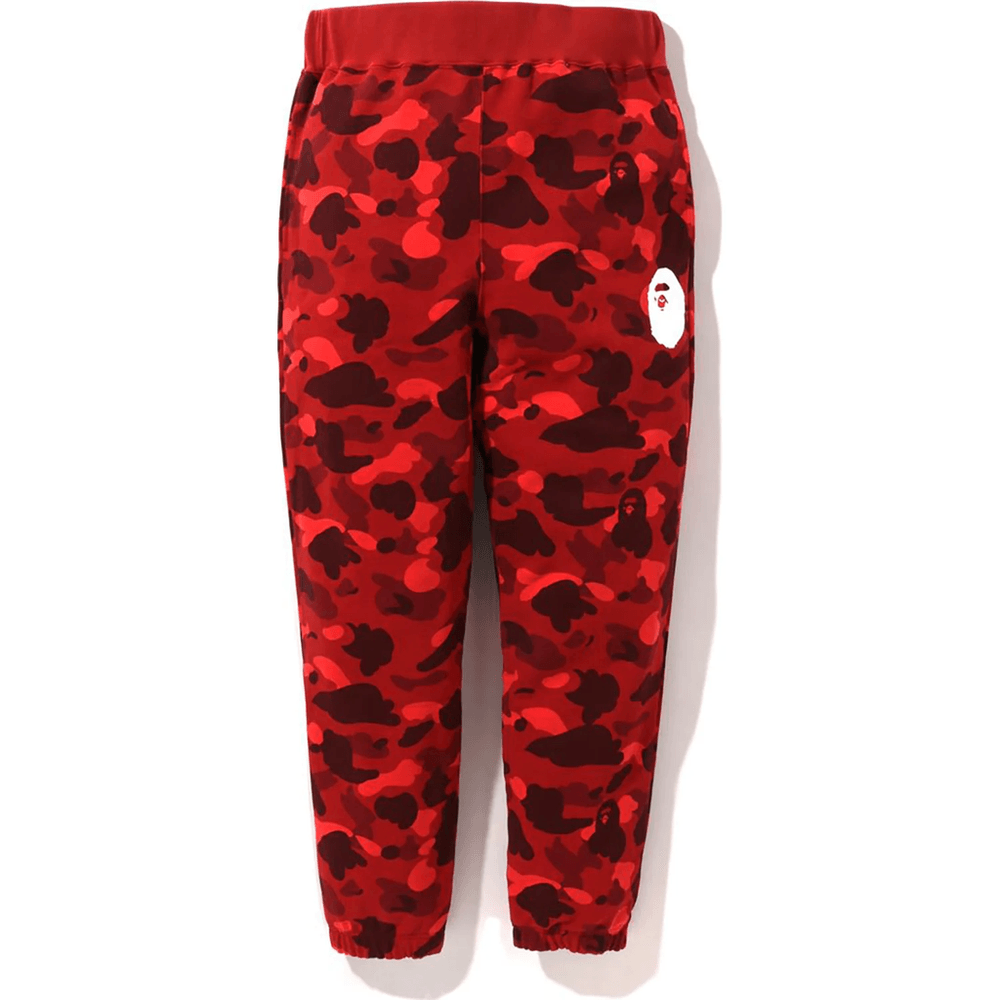 Bape Värviline Kamuflaažiga Dressipüksid M Punane