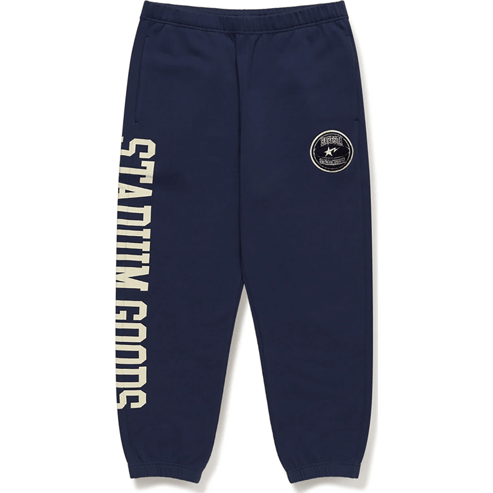 BAPE X STADIUM GOODS SWEAT PANTS MENS Navy