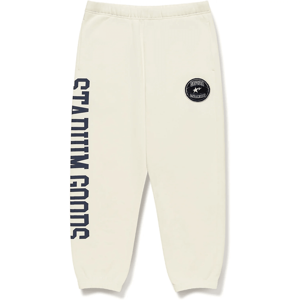 BAPE X STADIUM GOODS SWEAT PANTS MENS Ivory