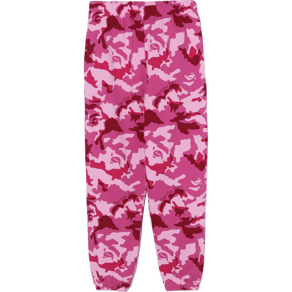 Bape WOODLAND CAMO SWEAT PANTS LADIES Pink
