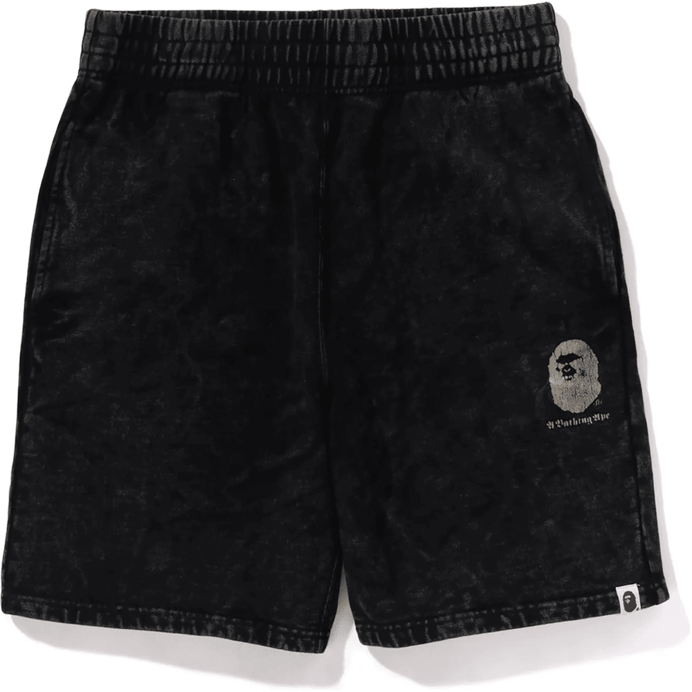 Bape A Bathing Ape Overdye Sweat Shorts Férfi Fekete