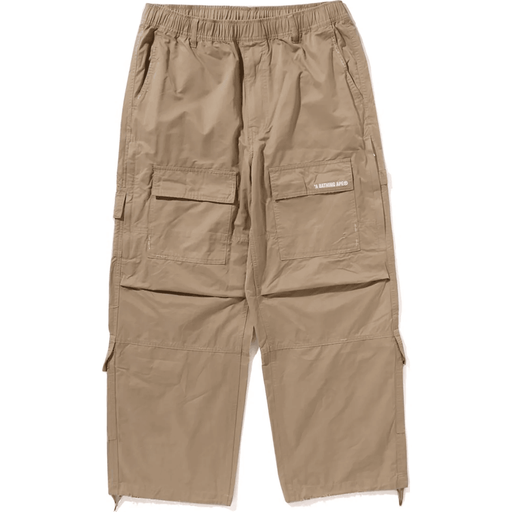 Bape USED RELAXED FIT CARGO PANTS MENS Beige