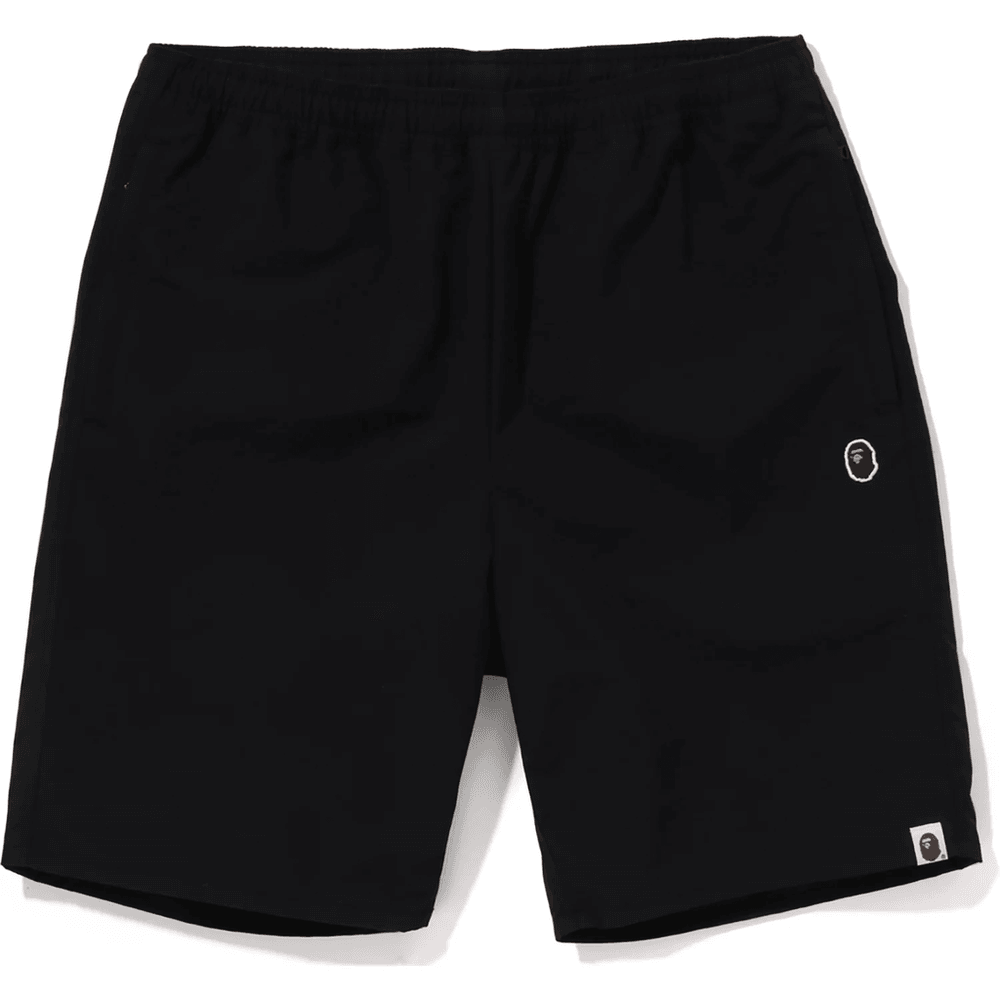 Bape APE HEAD BEACH SHORTS MENS Black