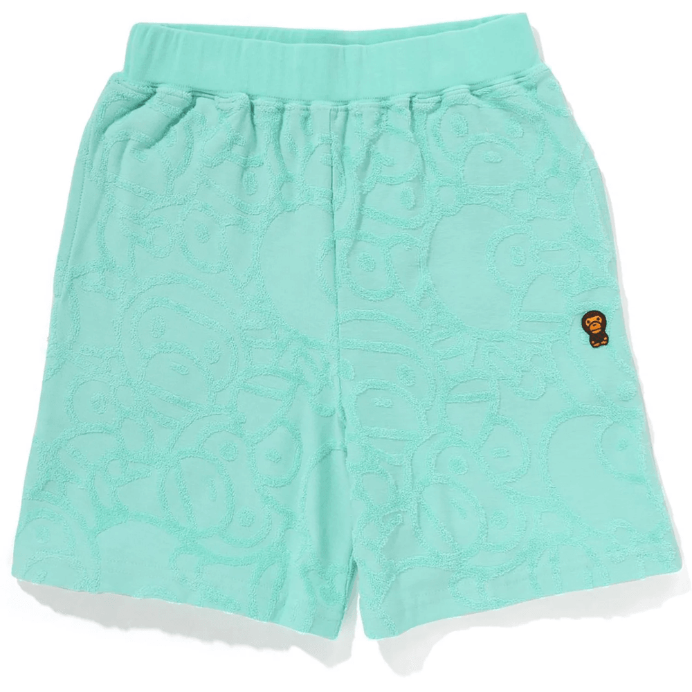 Bape ALL BABY MILO PILE SHORTS KIDS Green
