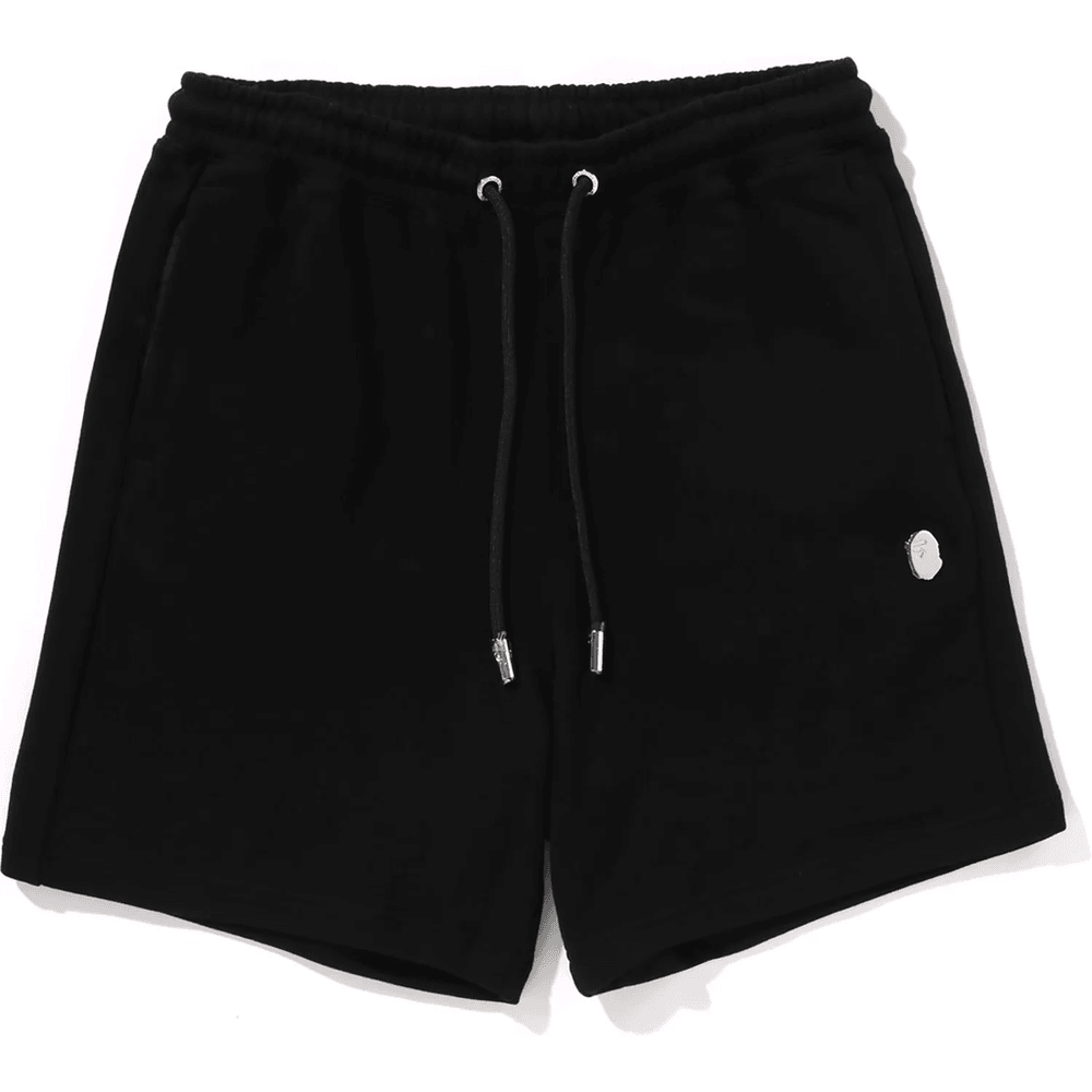 Bape ONE POINT RELAXED FIT SWEAT SHORTS MENS Black