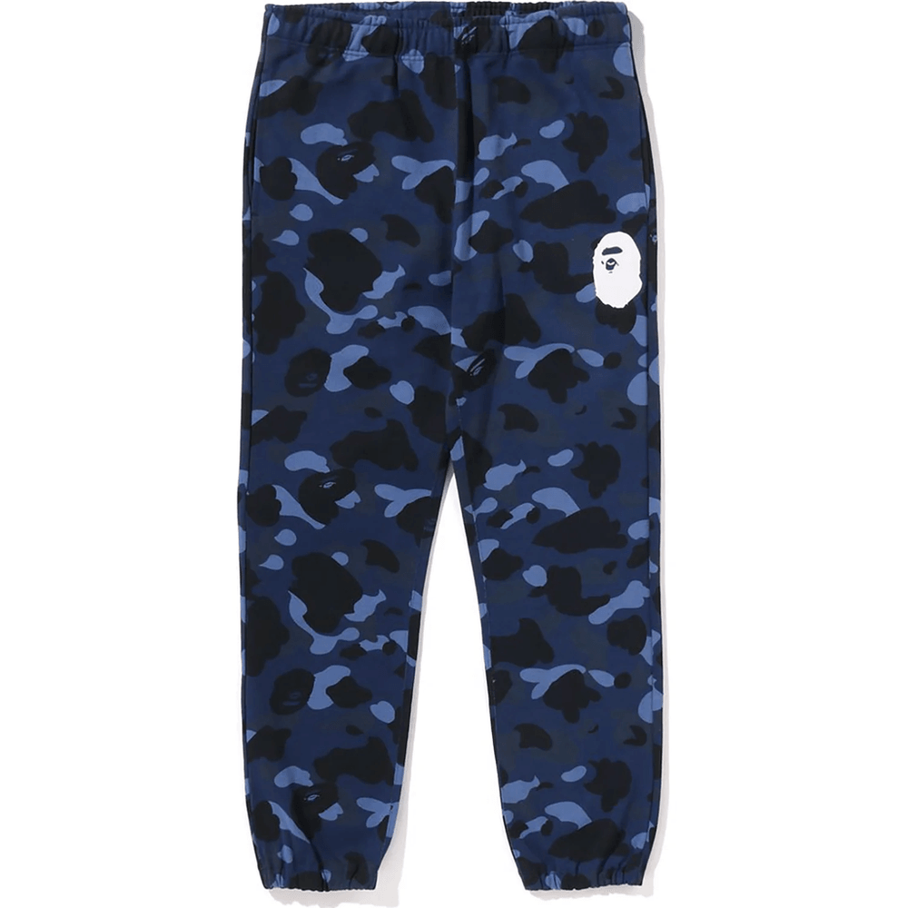 Bape COLOR CAMO SWEAT PANTS MENS Navy