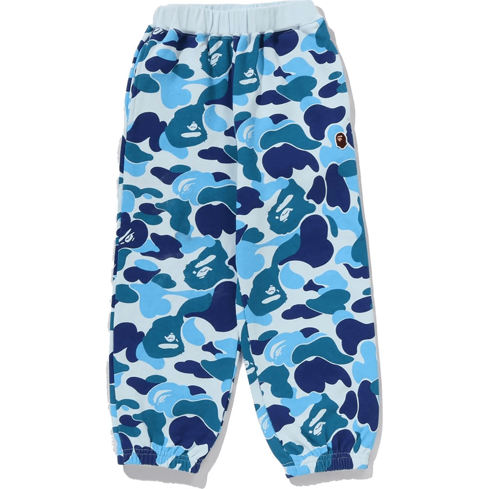 Bape ABC CAMO ONE POINT SWEAT PANTS KIDS Blue