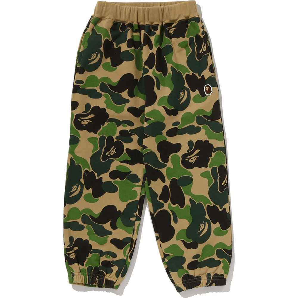 Bape ABC CAMO ONE POINT SWEAT PANTS KIDS Green