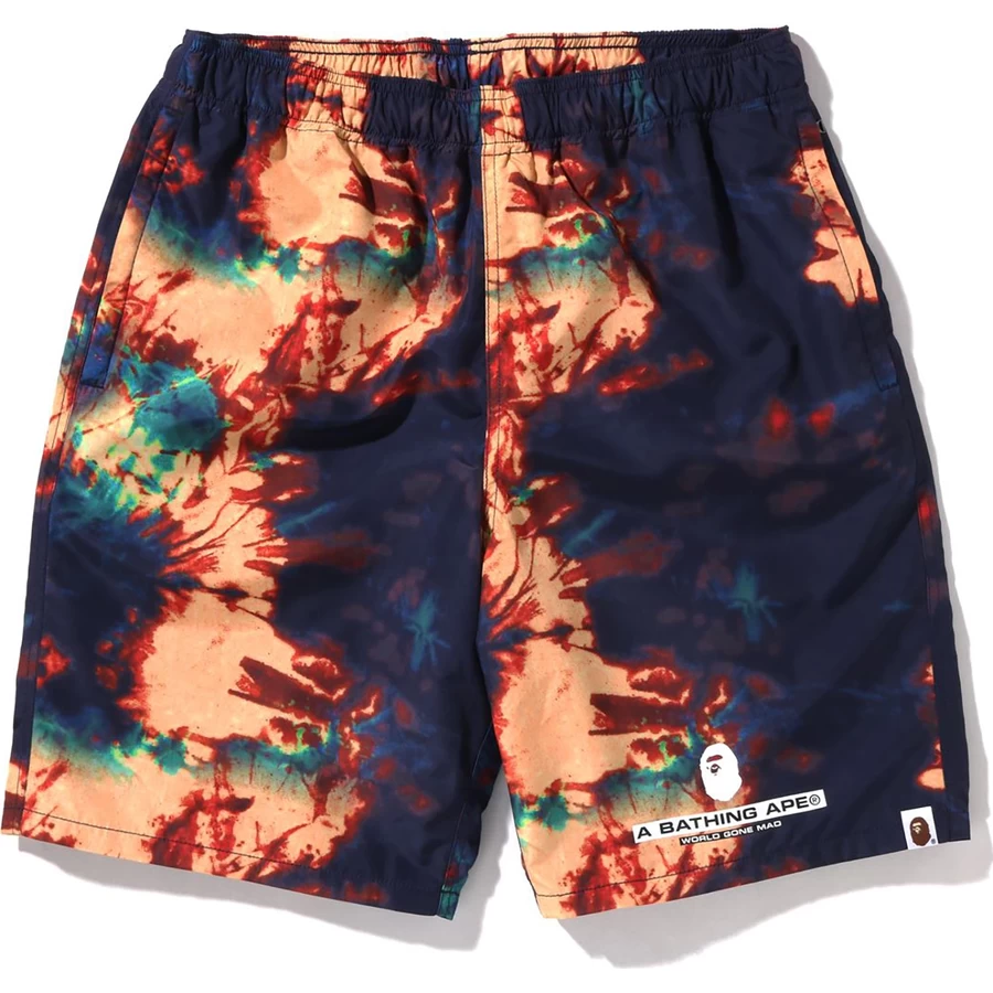 плажни шорти Bape Tie Dye мъжки