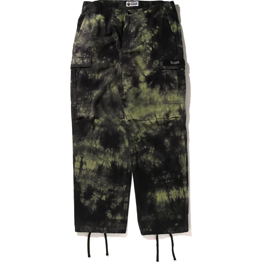 Bape Tie Dye мъжки панталон с 6 джоба със спокойна кройка