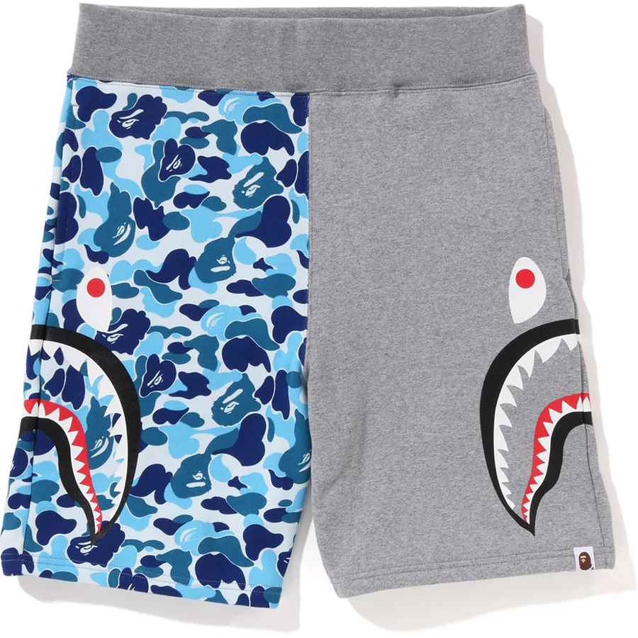 Bape Abc Camo šoniniai Ryklio Prakaito šortai Vyriški