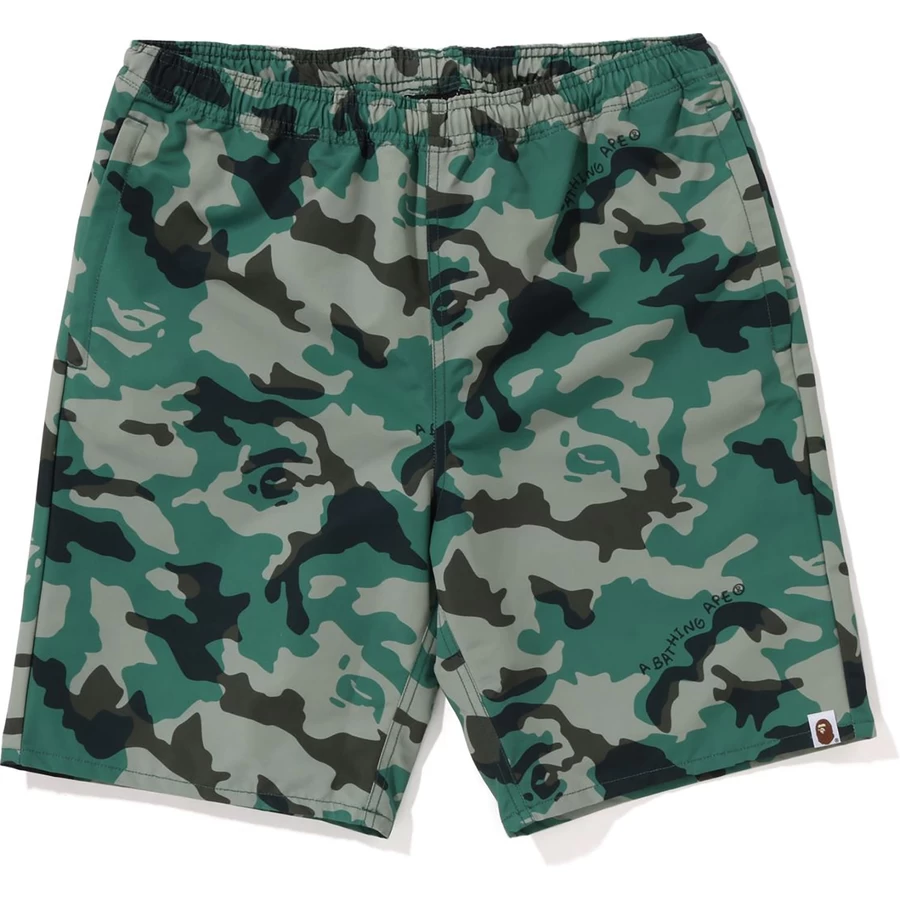 Bape Woodland Camo плажни шорти мъжки
