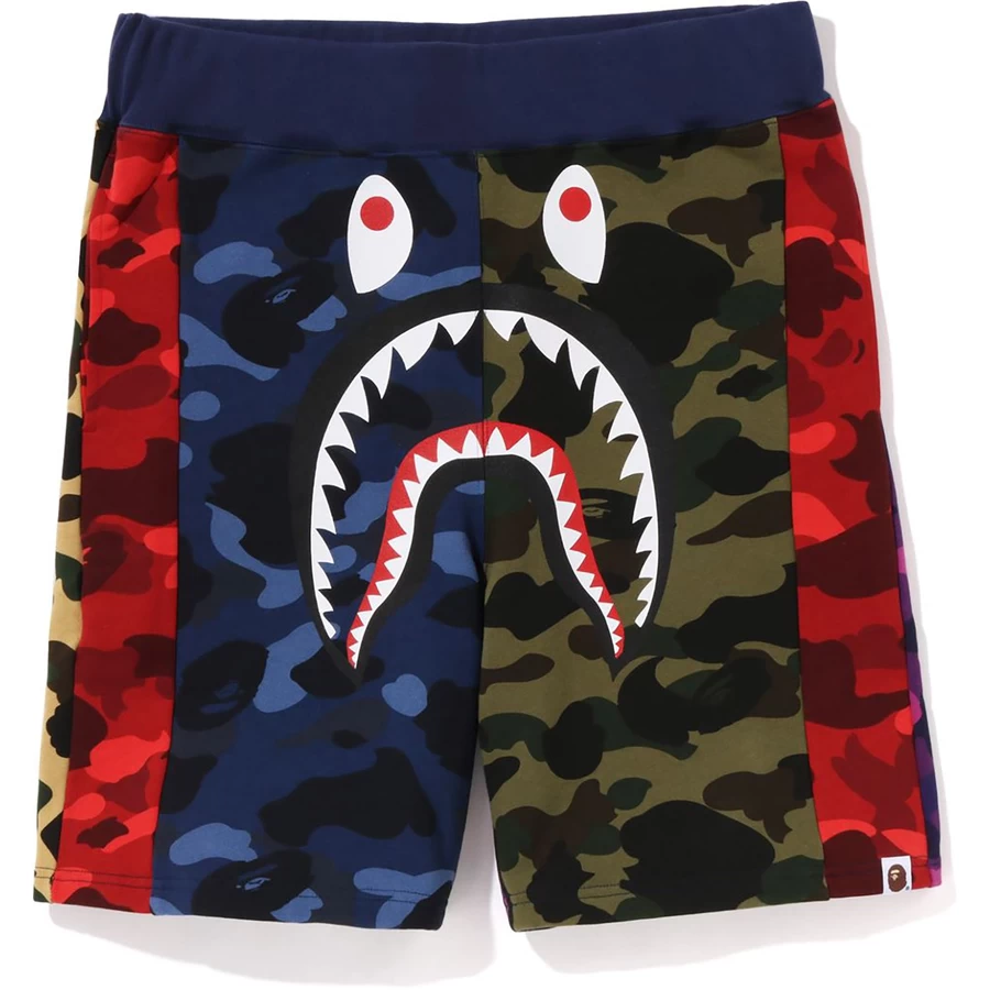 Bape Mix Camo Crazy Prakaito šortai Vyriški
