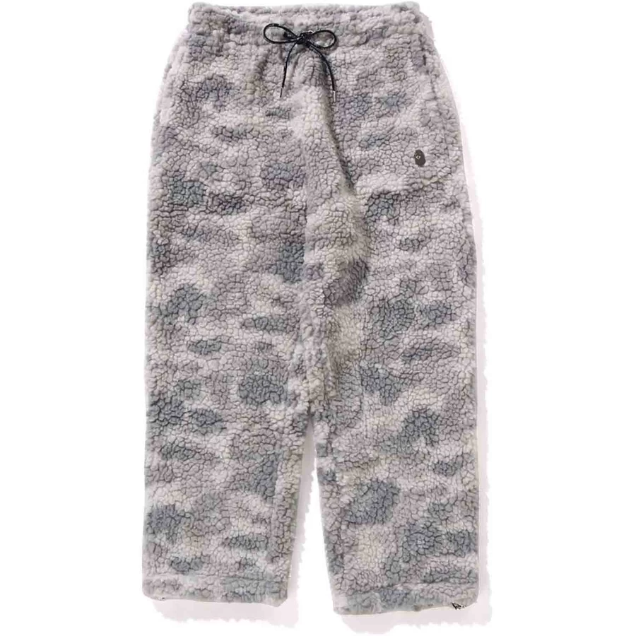 Bape TONAL SOLID CAMO METAL APE HEAD ONE POINT FLEECE PANTS MENS
