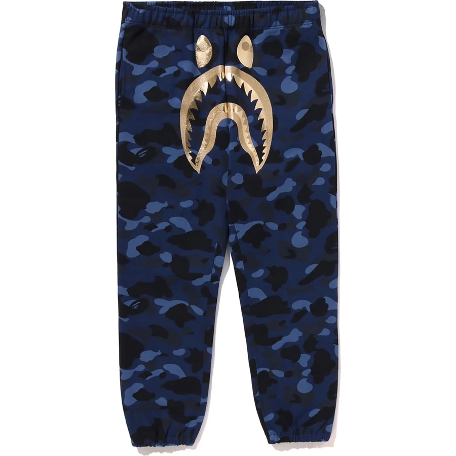 Bape Spalvos Camo Shark Prakaito Kelnės Vyriškos