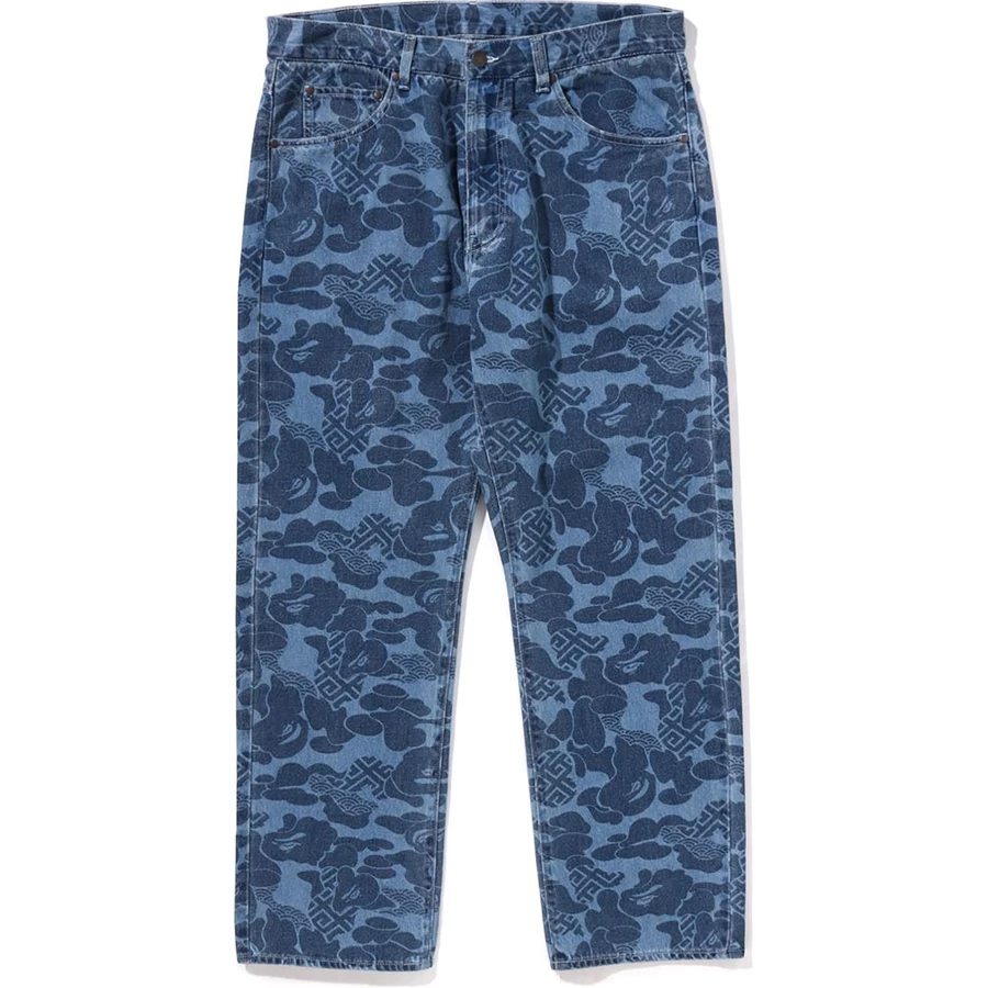 Bape Asia камуфлажен деним панталон мъжки
