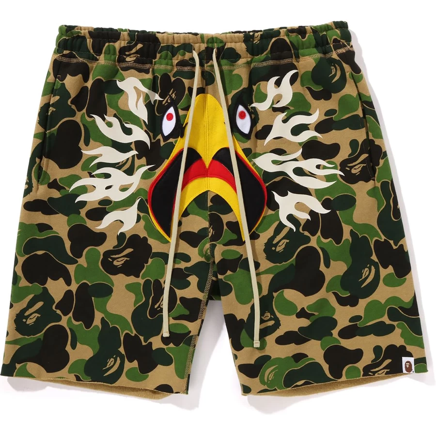 Bape Bape X Readymade Abc Camo Eagle Plataus Prakaito šortai Vyriški