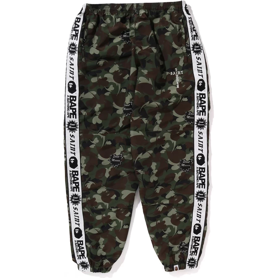 Bape Bape X Saint Mxxxxxx сърдечни камуфлажни спортни панталони мъжки