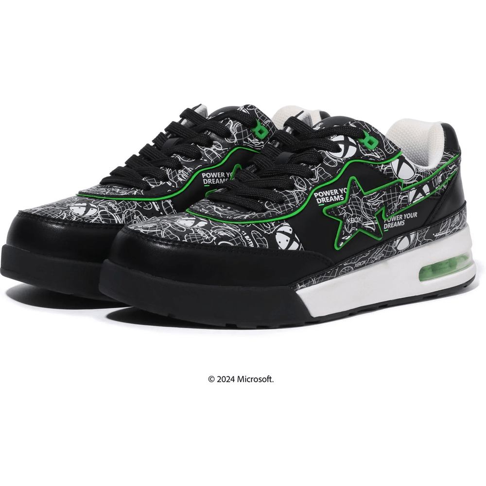 ROAD STA BAPE X XBOX CAMO MENS Black