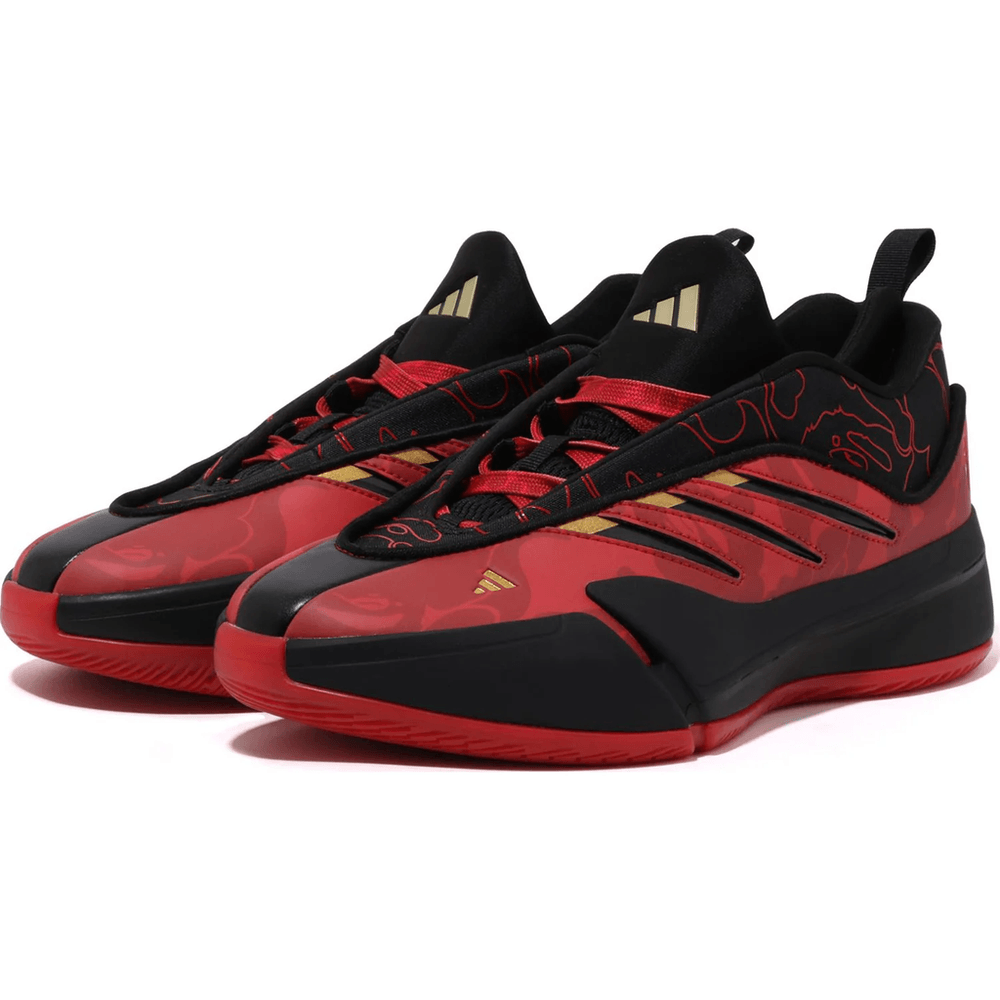 BAPE X ADIDAS - DAME 9 BAPE CAMO LADIES Red
