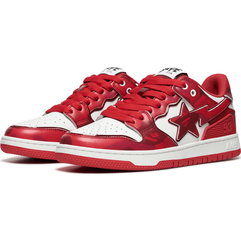 BAPE SK8 STA #1 MENS Red