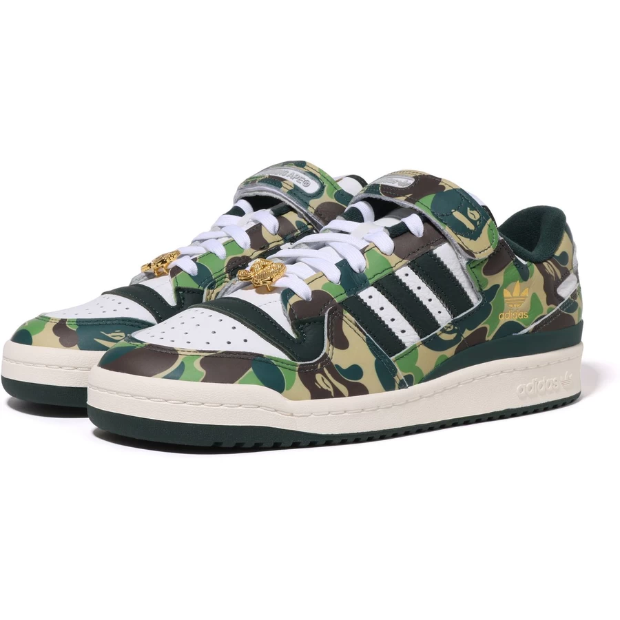 Bape BAPE X ADIDAS FORUM 84 LOW ABC CAMO MENS