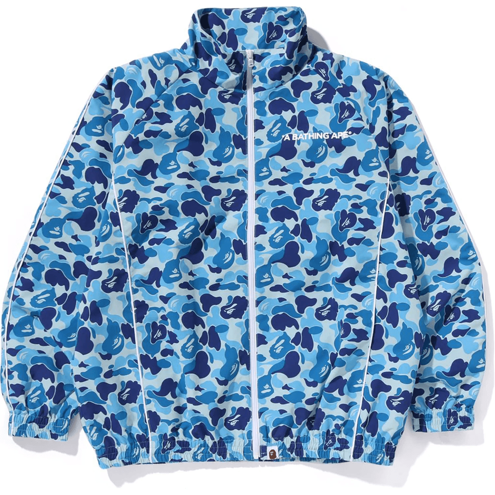 Bape ABC CAMO TRACK JACKET LADIES Blue