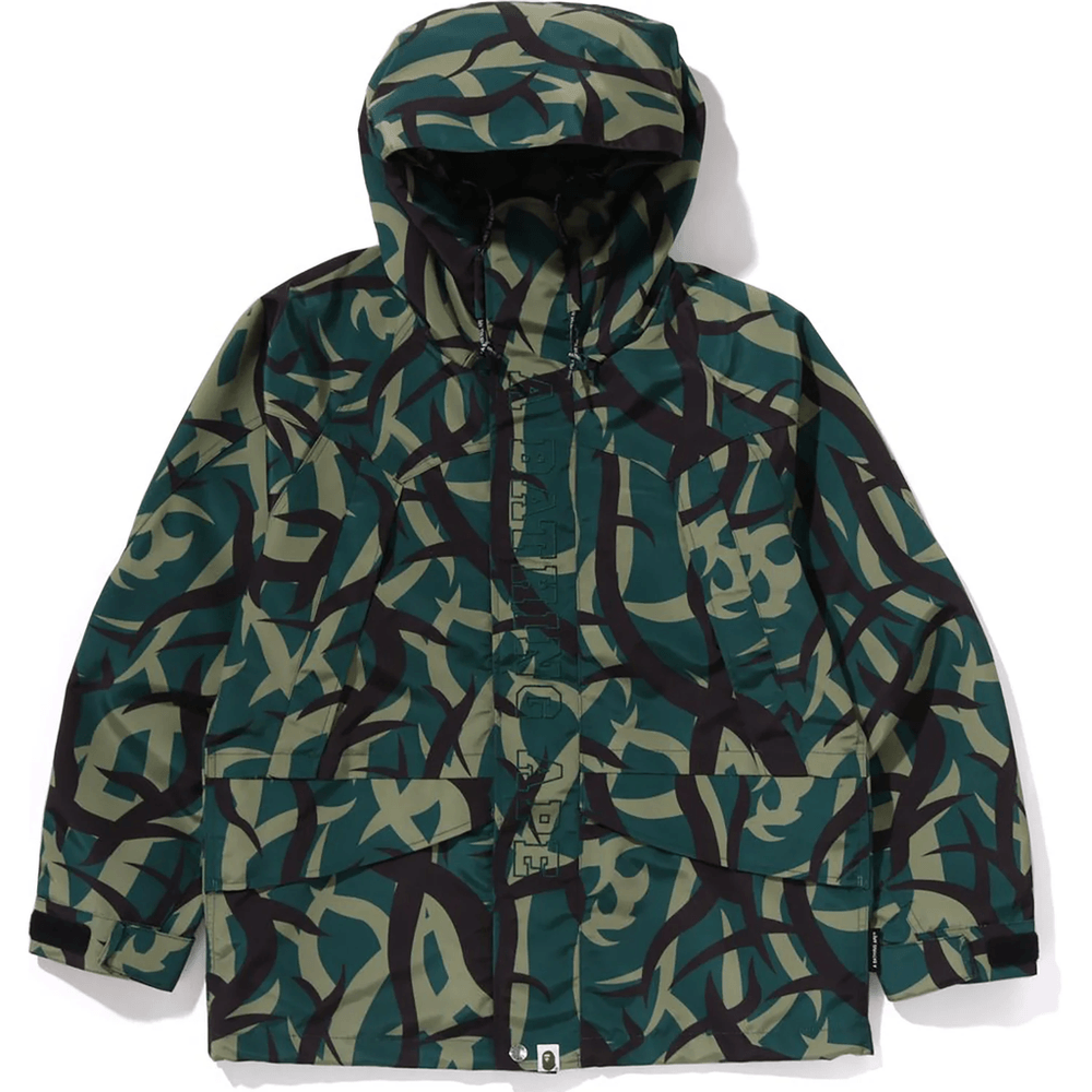 Bape TRIAL CAMO SNOWBOARD JACKET MENS Green