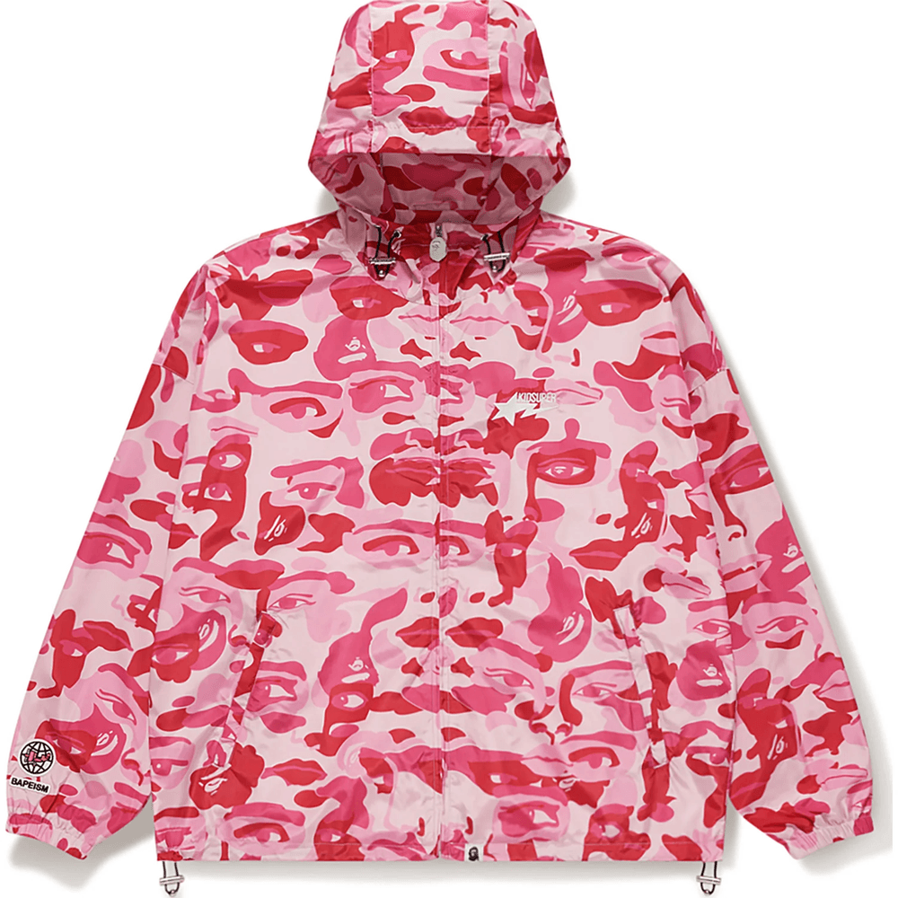 BAPE X KIDSUPER CAMO LIGHTWEIGHT JACKET MENS Pink