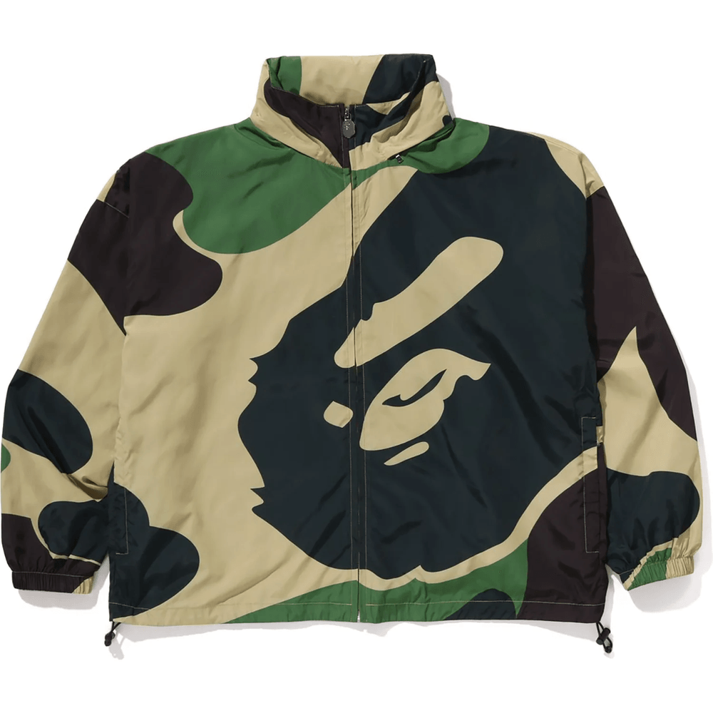 Bape ABC CAMO HOODED JACKET MENS Green