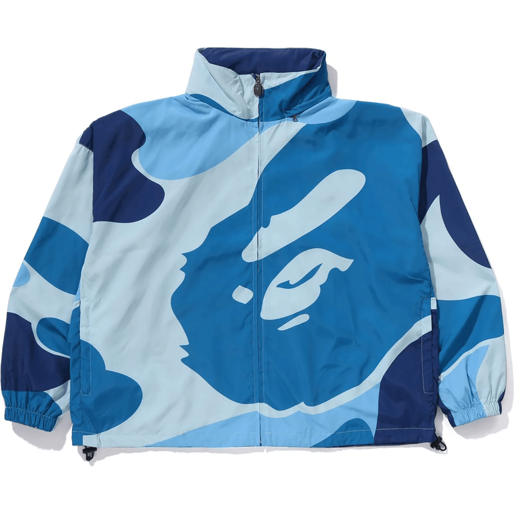 Bape ABC CAMO HOODED JACKET MENS Blue