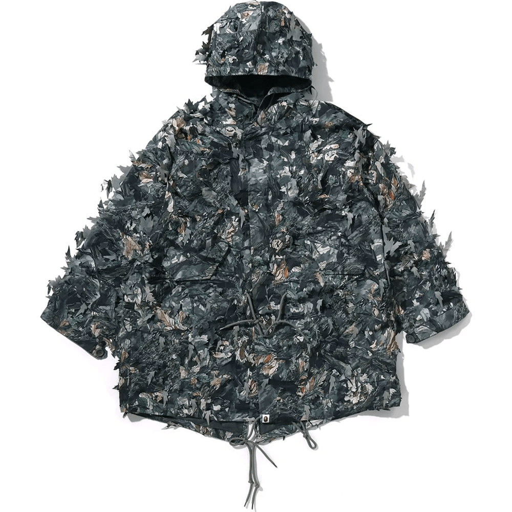 Bape TREE EDGE CAMO LASER CUT M-51 JACKET MENS Brown