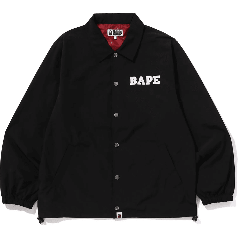 Bape COLLEGE COACH JACKET MENS Black