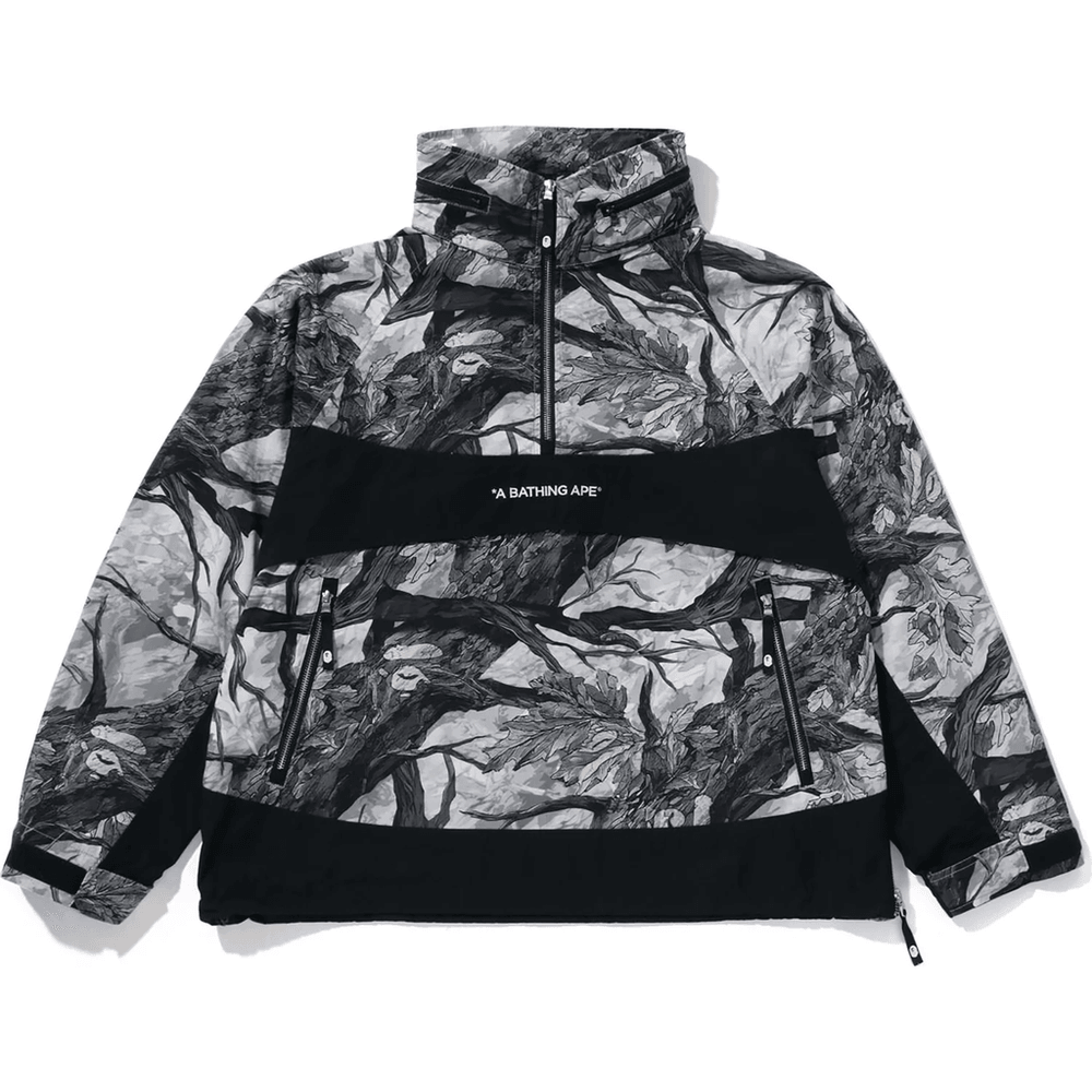 Bape TREE EDGE CAMO ANORAK JACKET MENS White