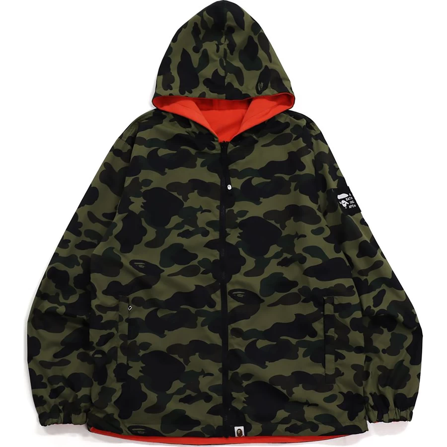 Bape 1ST CAMO REVERSIBLE HOODIE JACKET MENS