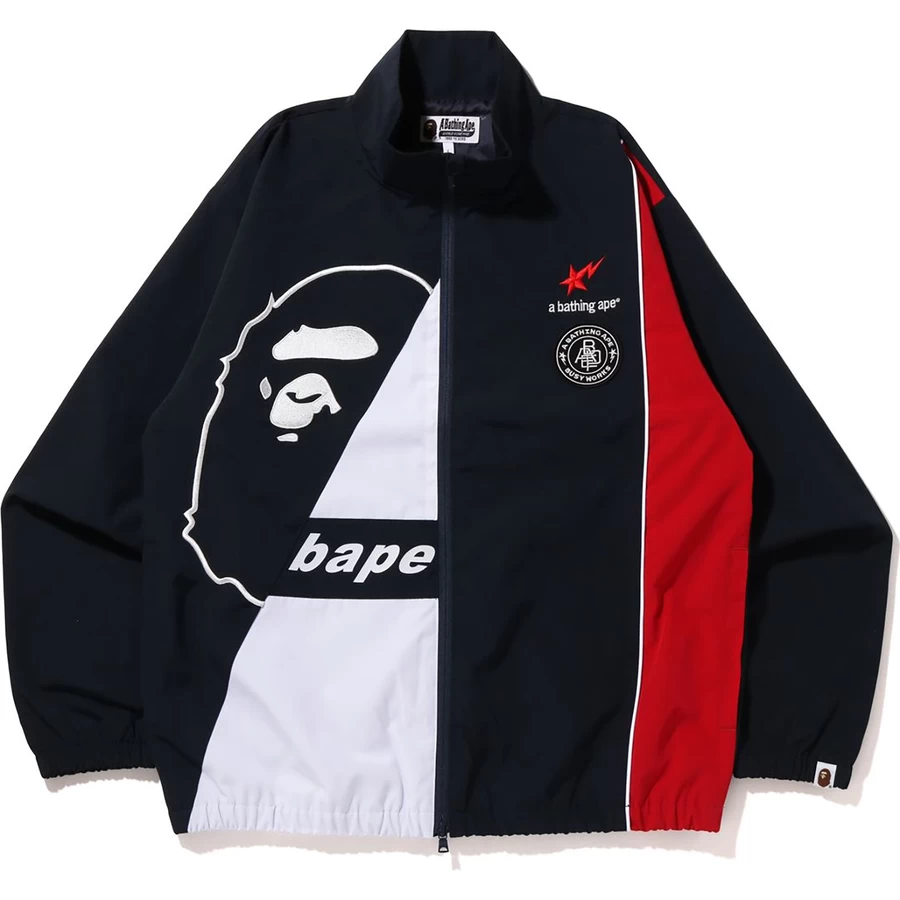 Bape APE RELAXED FIT TRACK SUIT JACKET MENS