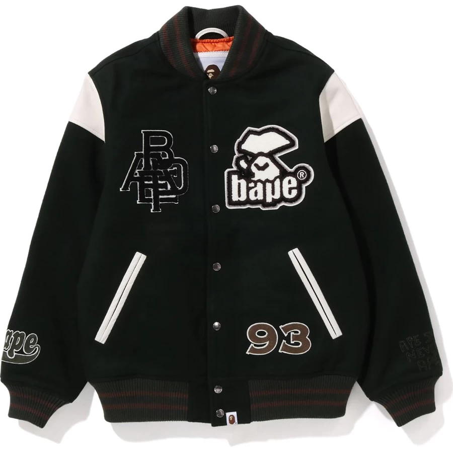 Chaqueta Universitaria Bape Switch Hombro Hombre