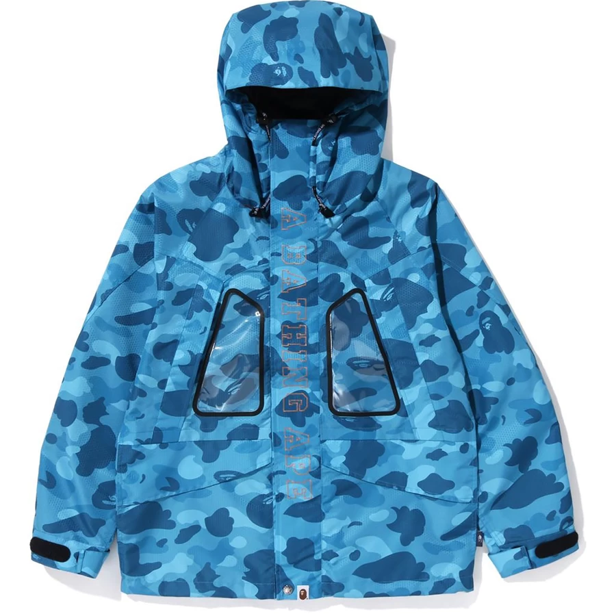 BAPE ハニカム カモ スノーボード ジャケット メンズ