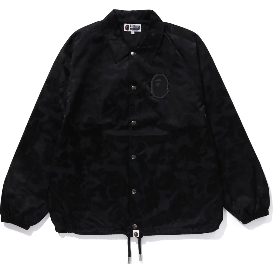 Bape TONAL SOLID CAMO COACH JACKET MENS