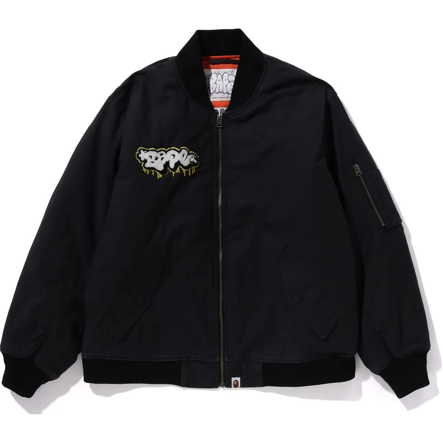 Bomber Bape Graffiti, Vestibilità Rilassata Da Uomo